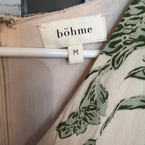 Bohme Green Floral Dress - Picture 5 of 6